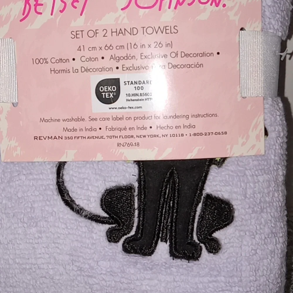 Betsey Johnson Halloween Hand Towel Set
